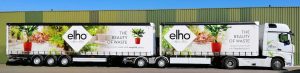 Dollevoet Transporteur voor Elho met nieuwe vrachtwagens