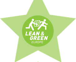 Logistics logo 1 star lean&green